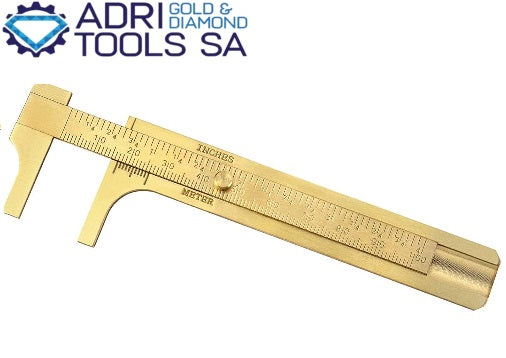 BRASS SLIDING GAUGE - 100MM