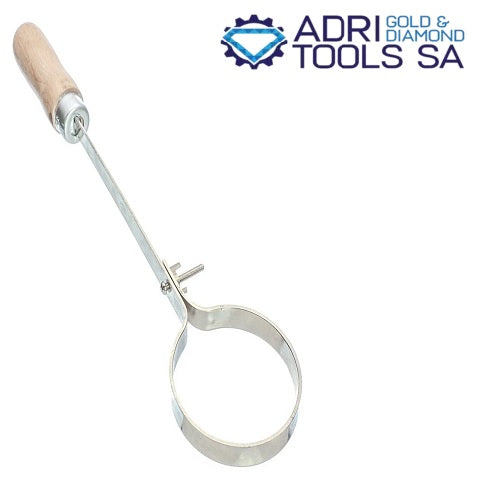 FLAT BOTTOM CRUCIBLE TONGS