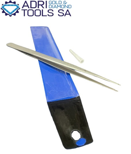 DIAMOND/ GEMSTONE TWEEZERS WITH HOLE