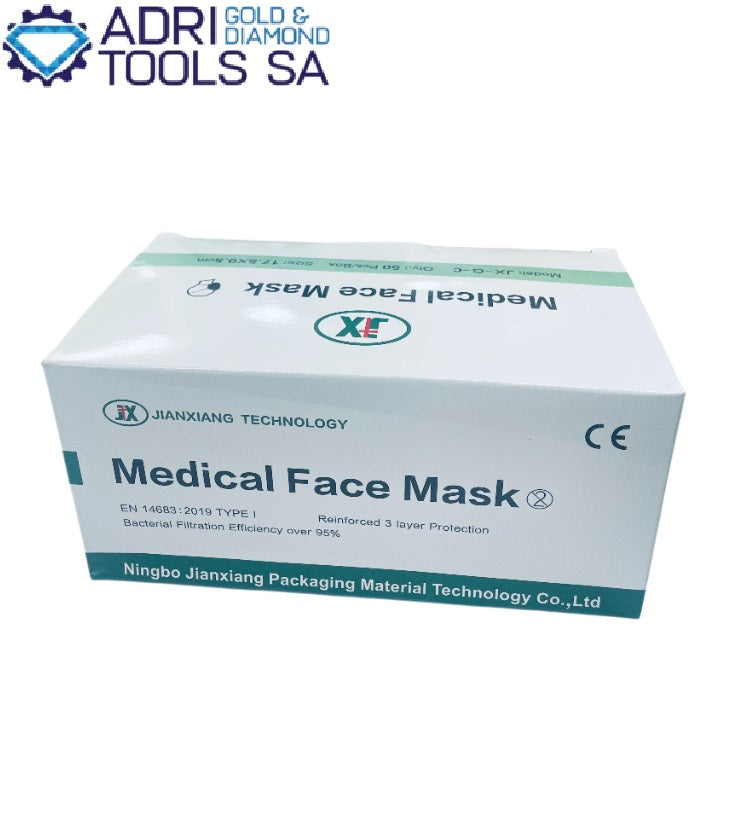 3 PLY SURGICAL FACE MASK - 50 PACK