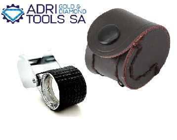 18MM TRIPLET RUBBER GRIP LOUPE 10X