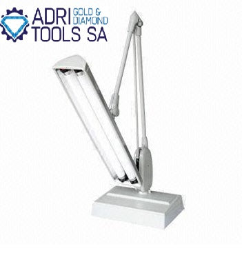 2 TUBE DIAMOND GRADING LAMP WITH BASE